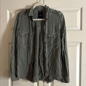 Men's Green Casual Jacket